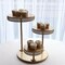 3-Tier Metal Gold Cupcake Tower Dessert Stand Wedding Party Decorations